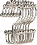 Shower Curtain Hooks, Goowin Shower Curtain Rings, Stainless Steel Shower by Goowin