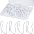 Curtain Hooks 100 pcs 1.2 inch Metal Drapery Pin Hooks by Kilymezh