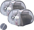 Collapsible Laundry Basket, 90L Mesh Pop-up Hamper by HEDONLEE