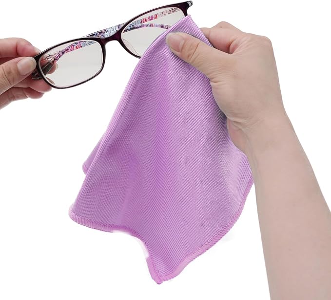 6 Pcs Glass Cleaning Cloth for Window Eyeglass Mirrors Stainless Steel - Image 5
