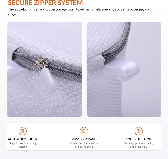 Kimmama Bra Washing Bag for Laundry, Lingerie Bag for Washing Delicates - Image 4