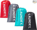 4 Pack Travel Laundry Bag, Extra Large Dirty Clothes Organizer by Unknown