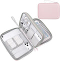 FYY Electronic Organizer, Travel Tech Pouch Bag, Extra Large, Light Pink | by FYY