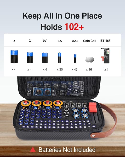 Battery Organizer Storage Case - Image 3