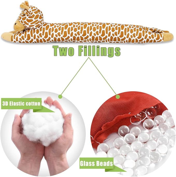36 Inch Heavy Duty Under Door Draft Stopper, Cute Animals Shape Door & Window - Image 4