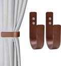 2 Pack Curtain Tiebacks & Holdbacks Wood Curtain Holder, Coffee | Natural Wood by OCIOLI