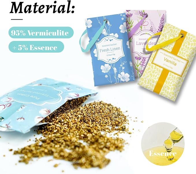 SCENTORINI Scented Sachets for Drawers and Closets, 16 Assorted Pack - Image 3