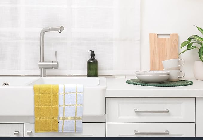 100% Cotton Terry Dish Towels, 4 pack16 x26 Inches, Super Soft and Absorbent - Image 6