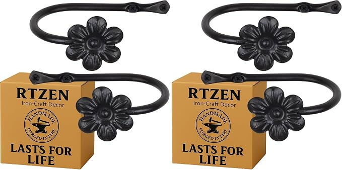 RTZEN Decorative Metal Curtain Tiebacks by RTZEN