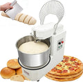 TECHTONGDA 20L Commercial Dough Mixer Machine with Removable Bowl & Timer, Double-speed Double-action Dough Kneading Machine, 110V Stainless Steel Stand Spiral Mixer for Restaurant Bakery Pizzeria ﻿