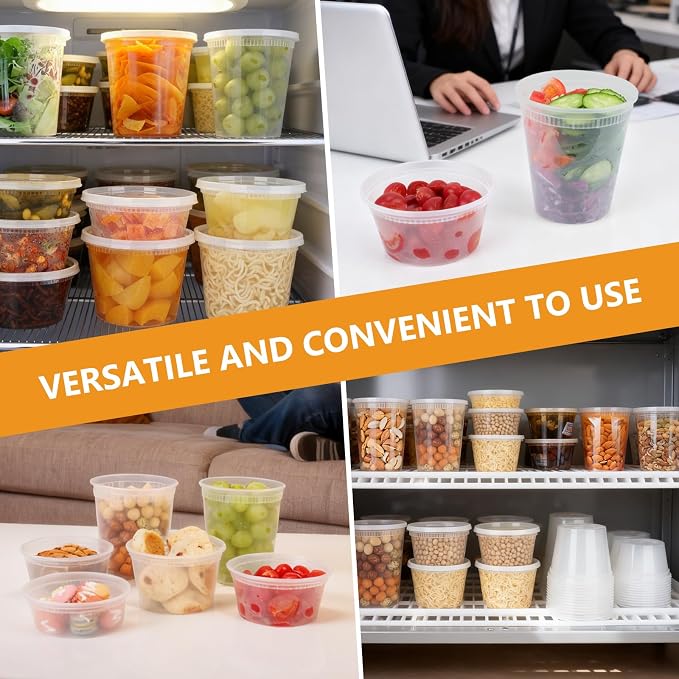 NESCCI 72 Sets Deli Containers - Image 7