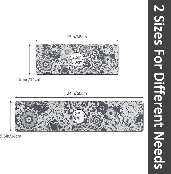15" X 5.5" Kitchen Sink Splash Guard Faucet Mat Mandala Super Absorbent Fast - Image 2
