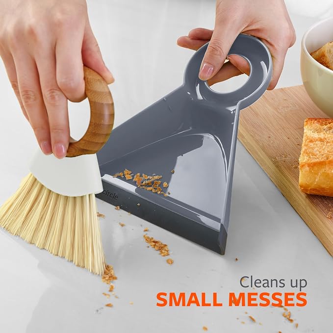Full Circle Tiny Team, Mini Compact Brush & Dustpan Set - Image 7