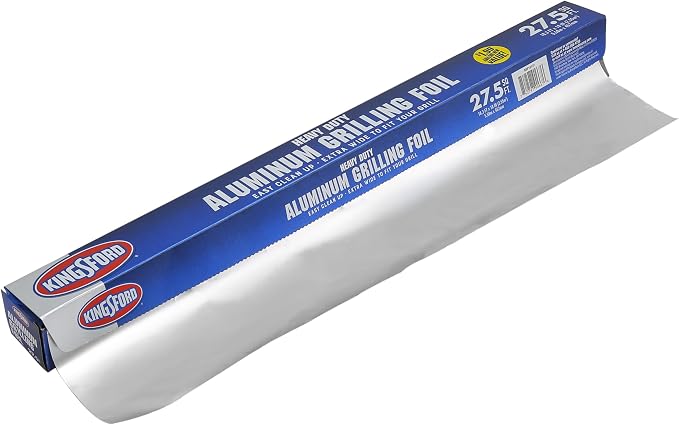 Kingsford Heavy Duty Aluminum Foil Roll, 27.5 Sq Ft, tears cleanly from the box - Image 7