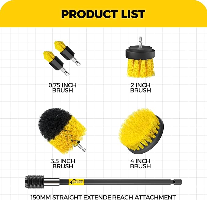 Holikme 6Pc Drill Brush Set - Image 7