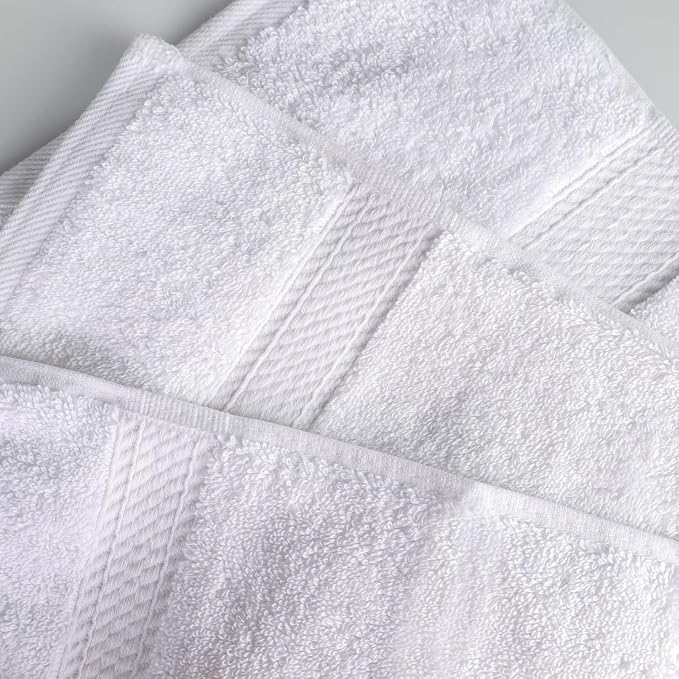 SUPERIOR Egyptian Cotton Pile Heavyweight Bath Sheet, 2 Piece Set, Ultra Soft - Image 3