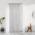 Barossa Design Clear Black Stall Shower Curtain Liner 36x 72 by BarossaDesign