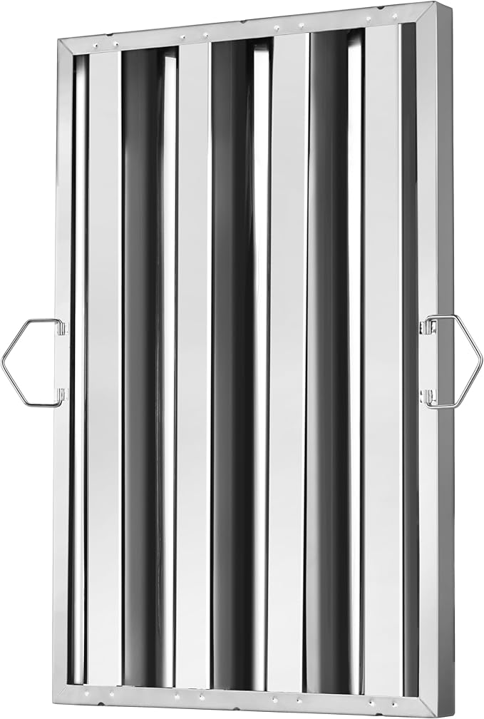 New Star Foodservice 54330 Stainless Steel Hood Filter, 16" W x 25" H