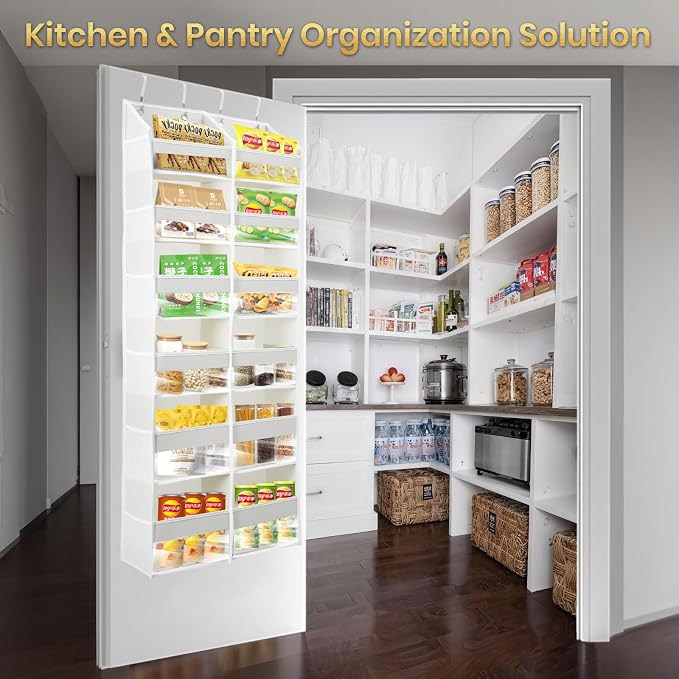 HOMELUX THEORY Over the Door Organizer, 6-Tier XL, 100D Fabric - Image 9