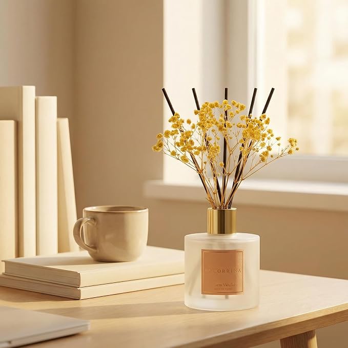 Reed Diffuser - Warm Vanilla Scented Diffuser - Image 4