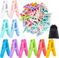 Colored Clothespins 110 PCS Plastic Clips Windproof Towel Clips | 10 Colors by Rovedcity