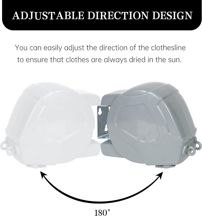 ZOES HOMEWARE Retractable Clothesline Heavy Duty Retracting Clothes Line - Image 4