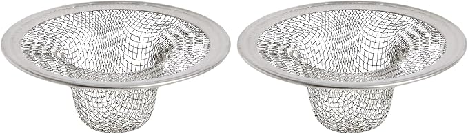 Danco 88820 2 in. Mesh Bathroom Lavatory Sink Strainer, Stainless Steel by DANCO