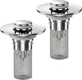 2PCS Bathroom Sink Stopper Hair Catcher, Pop Up Sink Drain Stopper by Unknown