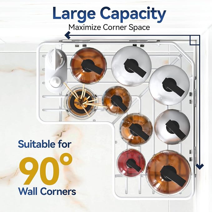 YASONIC Corner Shower Caddy Adhesive, 100% Rustproof Shower Organizer - Image 3