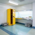 159 Gal Flammable Storage Cabinet for Laboratory , Double Alloy Steel Build with 3-Point Locking System, Designed for Lab Technicians and Safety Managers,Metal Hazardous Material Storage Cabinet