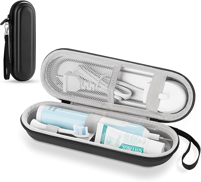 Toothbrush Travel Case for Oral B/Oral-B Pro 1000 1500 5000 7000 & Philips by TYSORETY