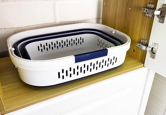 SAMMART 38L Collapsible Plastic Laundry Basket - Image 9