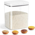 11 Lbs Rice Storage Container 5.8Qt Flour Sugar Containers by TBMAXS