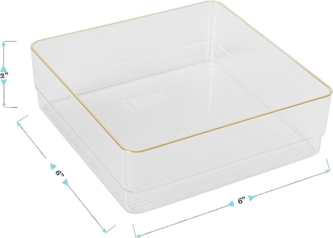 Martha Stewart Kerry Stackable Desk Drawer Organizers - Image 7