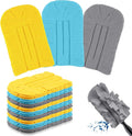 Zubebe 12 Pcs Reusable Duster Refills Fleece, Turq | Soft Polyester Fiber Flat by Zubebe