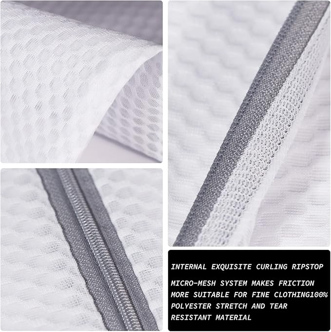 SUERIV Extra Large Honeycomb Mesh Laundry Bag125gsm Net Fabric Durable and - Image 3