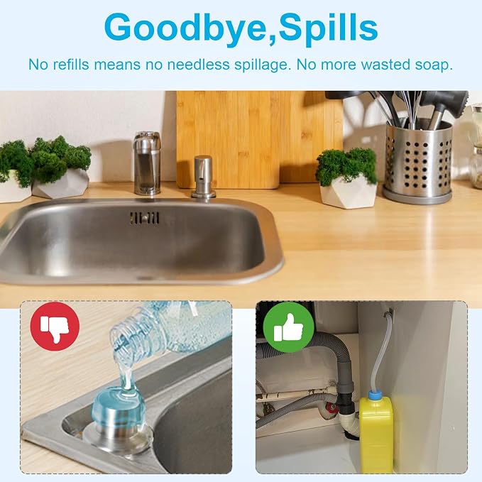47 Inch Long Under Sink Soap Dispenser Extension Tube Kit - Image 3