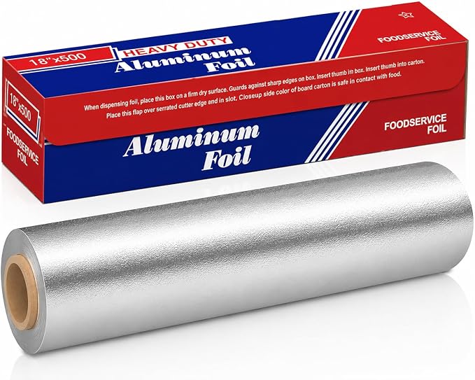 Aluminum Foil Roll 18"x 500 feet by OxPlastics