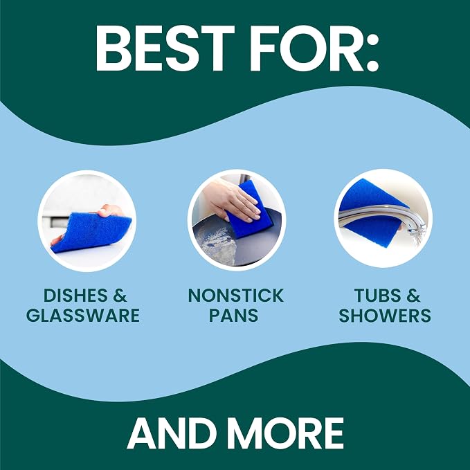 Scotch-Brite Zero Scratch Scouring Pad, 3 Pack - Image 4