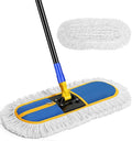 SOBONNE Dust Mop for Hardwood Floors Cleaning, Wet Dry Dust Broom by SOBONNE