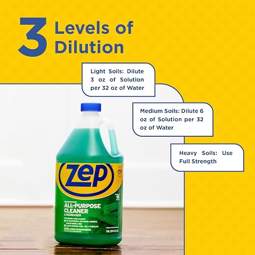 Zep All-Purpose Cleaner and Degreaser - 128 oz - Image 6