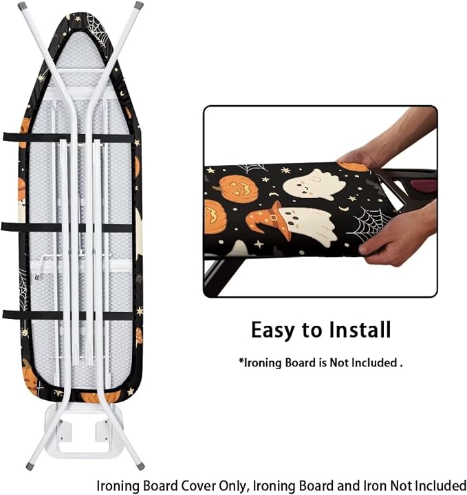 Pumpkin Ironing Board Cover, Iron Board Cover Non-Slip Thick Ironing Board - Image 4