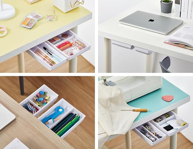 Bostitch Konnect Under Desk Drawer, Self-Adhesive Slide Out Storage Organizer - Image 5