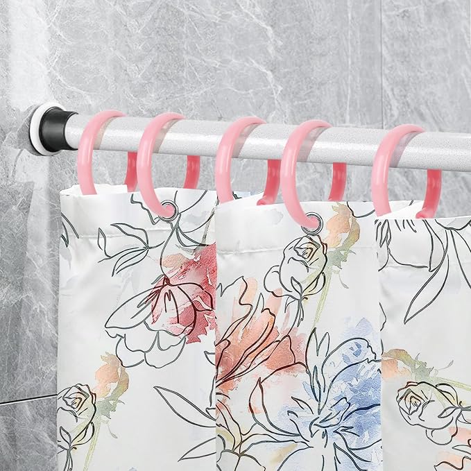 Pink Shower Curtain Hooks - Image 6