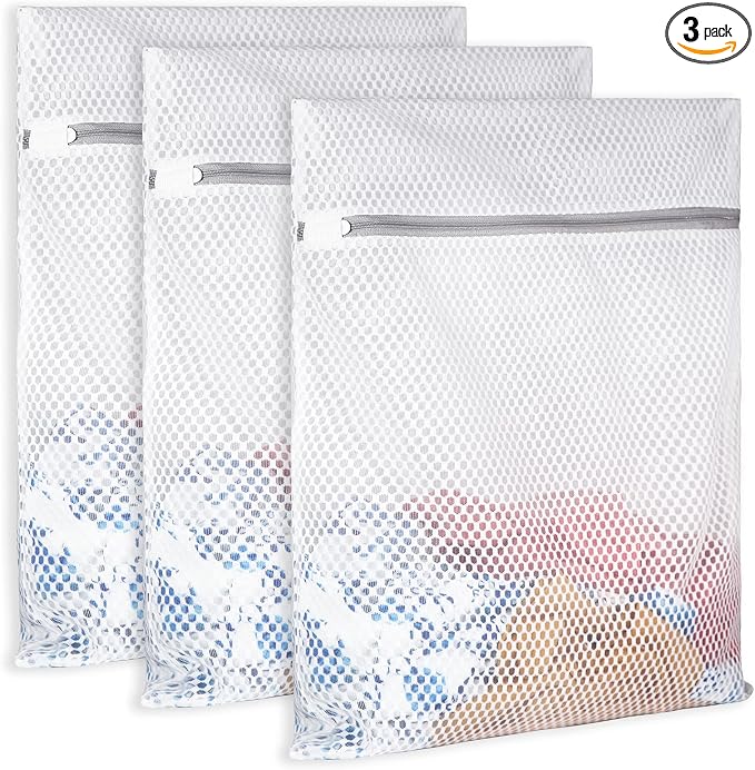 SUERIV Extra Large Honeycomb Mesh Laundry Bag125gsm Net Fabric Durable and by SUERIV