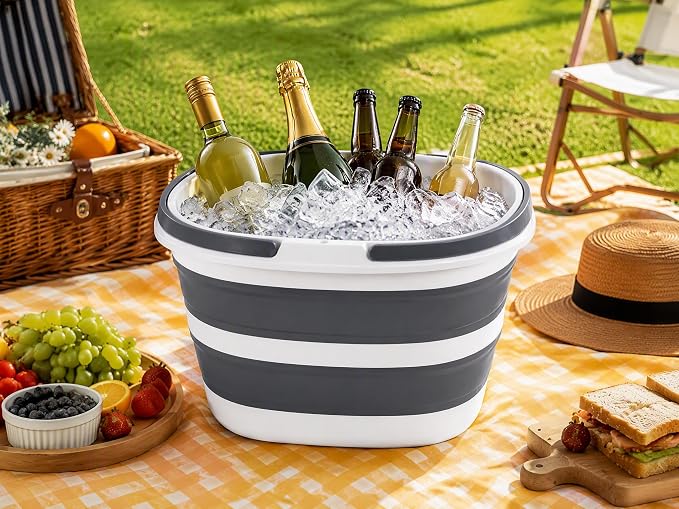 Coloch 2 Pack 16L/4.2 Gallon Collapsible Plastic Bucket, Foldable Mop Bucket - Image 8