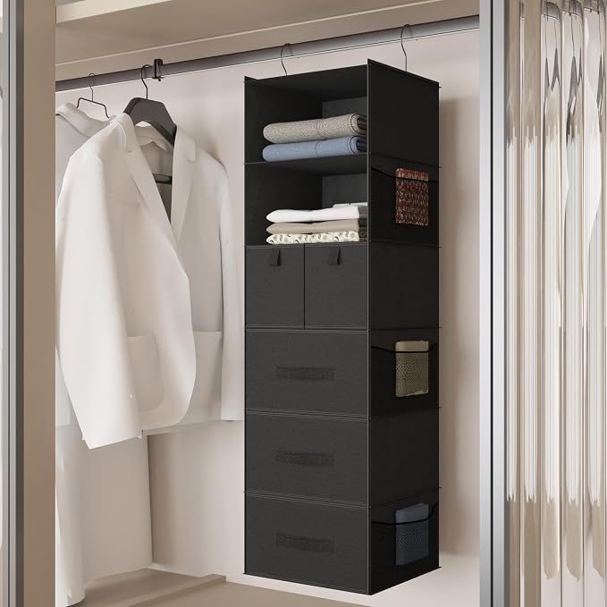6-Shelf Hanging Closet Organizer - Image 4