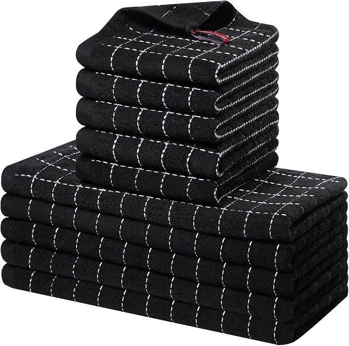 Homaxy Kitchen Towels and Dishcloths Set by Homaxy