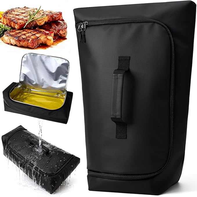 270° Opening BBQ Blanket for Resting Meat, Valentines Day Gift Meat Resting Bag, Leak-Proof Smoker Accessories, Grilling Gift for Turkey/Pork/Brisket - Anniversary Birthday Gift for Men Him Dad