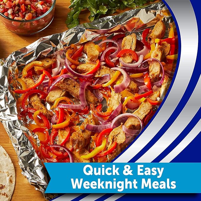 Reynolds Wrap Non-Stick Aluminum Foil Easy Prep, Cook & Clean - Image 5